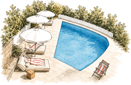 Private pool icon