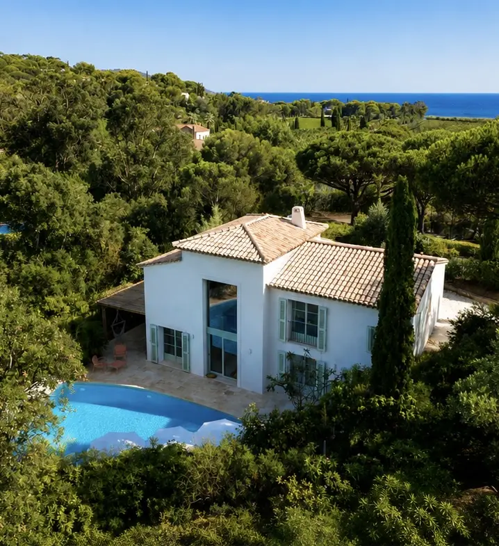 Aerial view of La Maison de la Mer — back